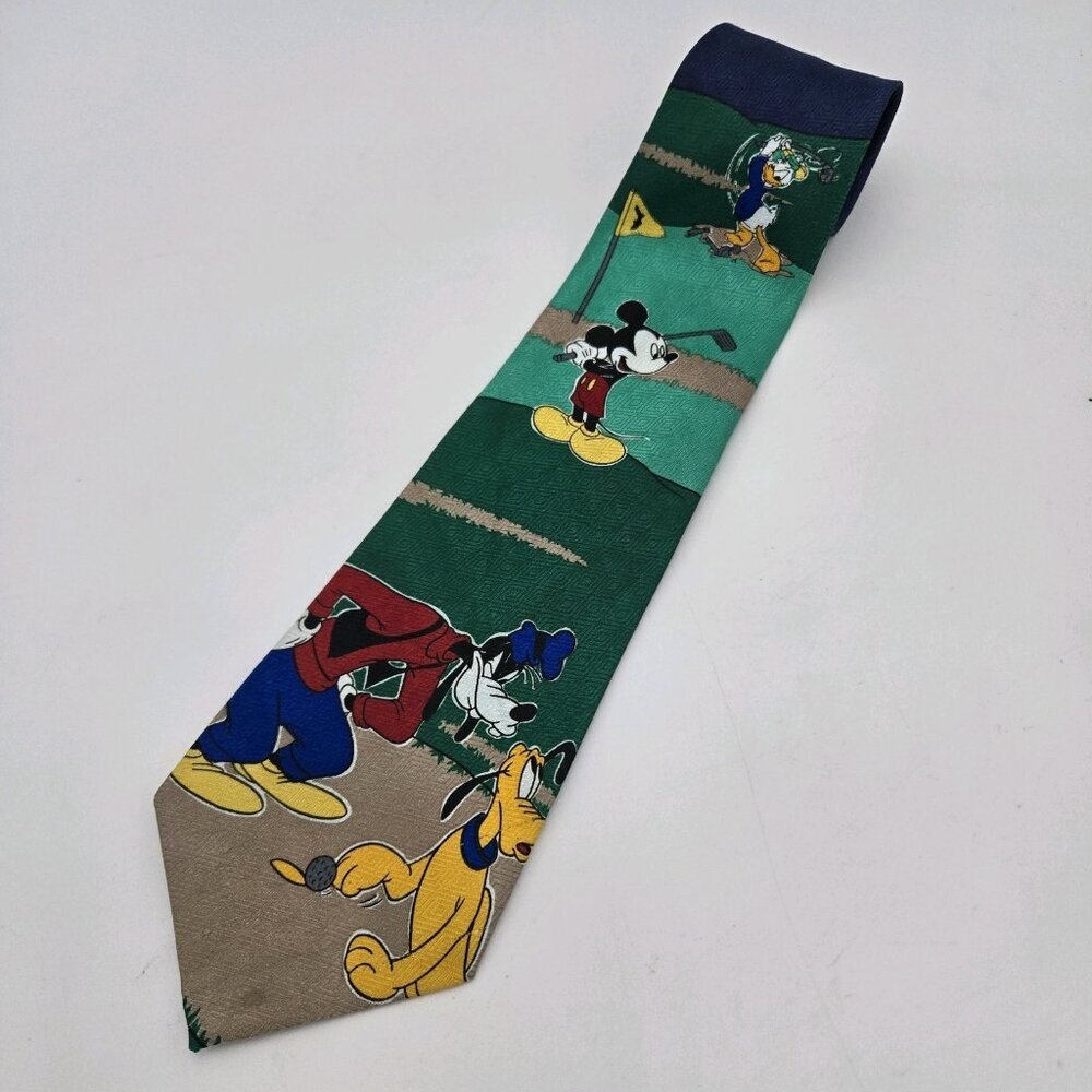 Mickey Mouse Golf Tie Mickey Unlimited Disney Goofy Donald‎ Golf